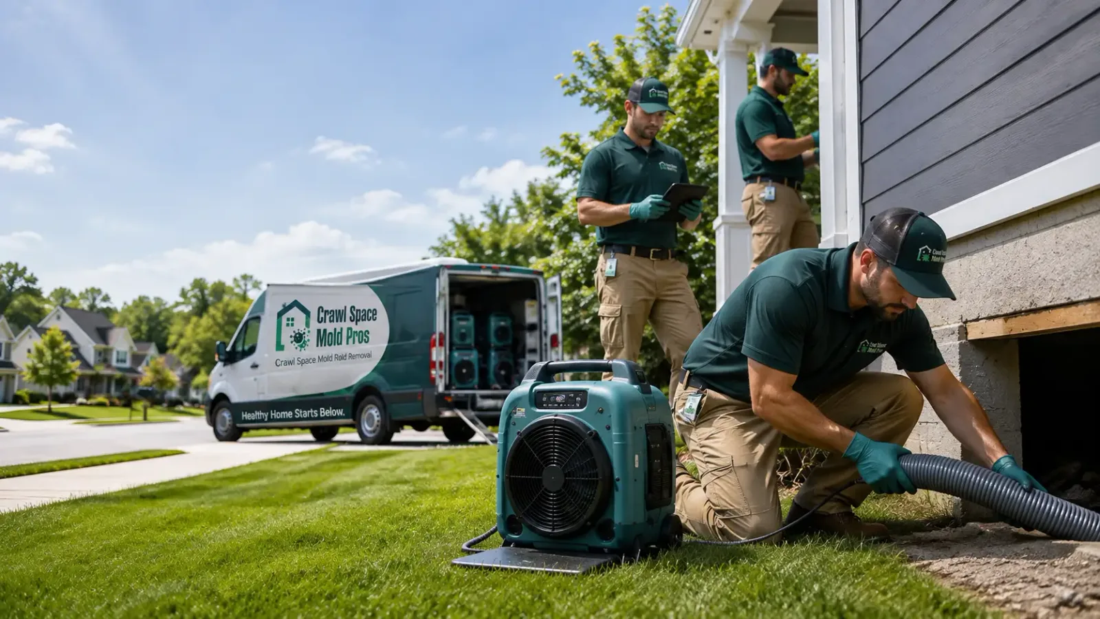 Crawl Space Mold Removal in Clayton, ID
